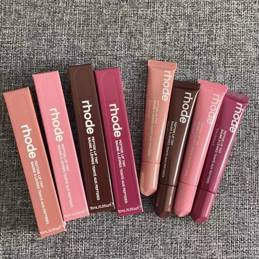 RHODE Lip Gloss Trio - Pink, Brown, Mauve